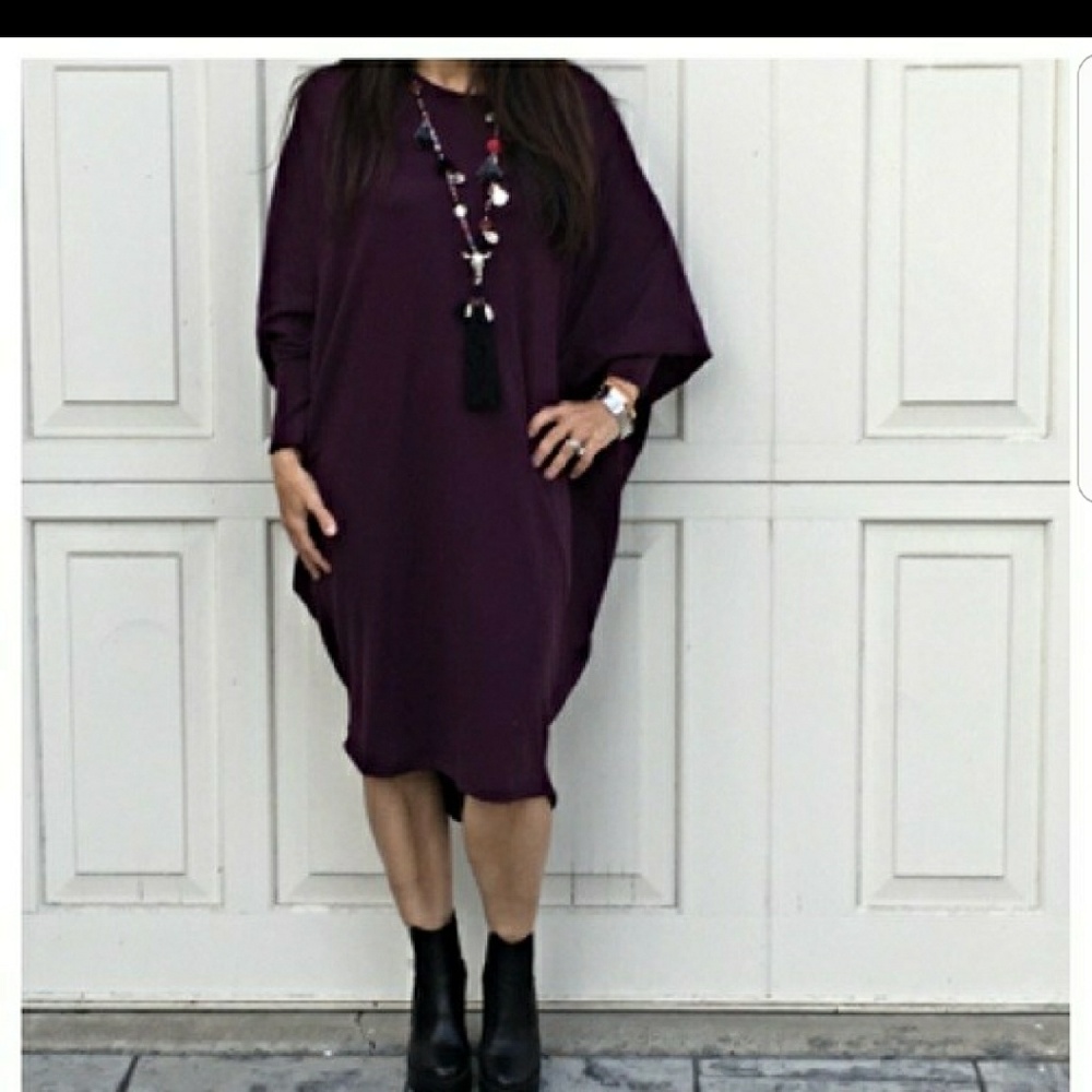 Burgundy/plumish dress